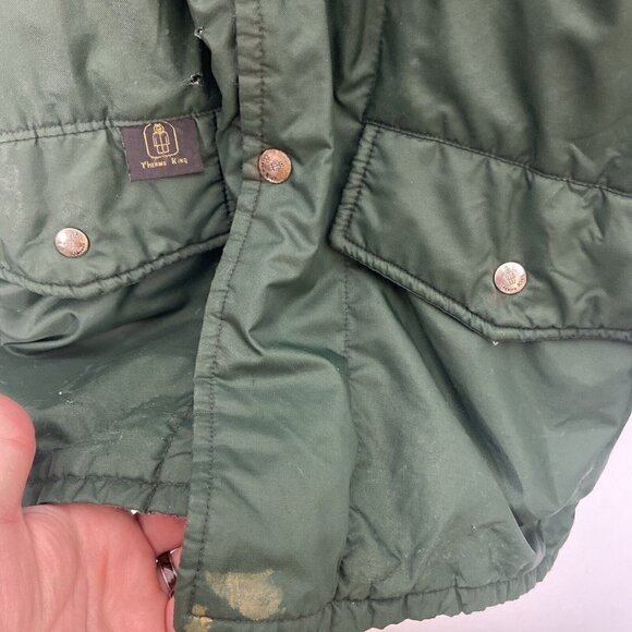 Thermo King Vintage Men M Hunting Jacket Plaid Wool Lined Nylon Shell - Picture 6 of 13